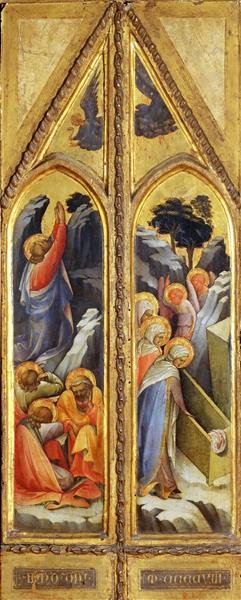 Christus Am Ölberg Und Die Marien Am Grabe, 1408 - Lorenzo Monaco