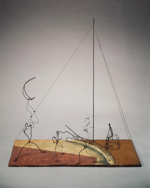 CIRCUS SCENE, 1929 - Alexander Calder