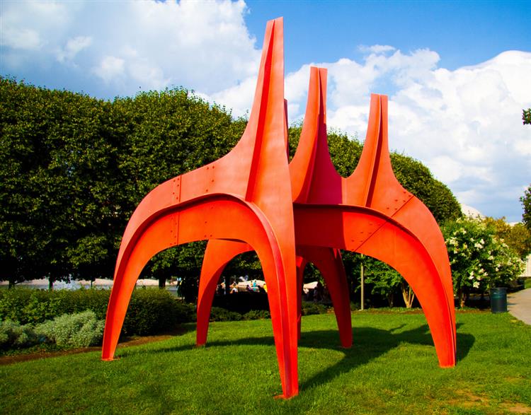 CHEVAL ROUGE, 1974 - Alexander Calder