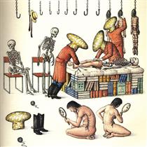 Surgeons from "Codex Seraphinianus" - Luigi Serafini