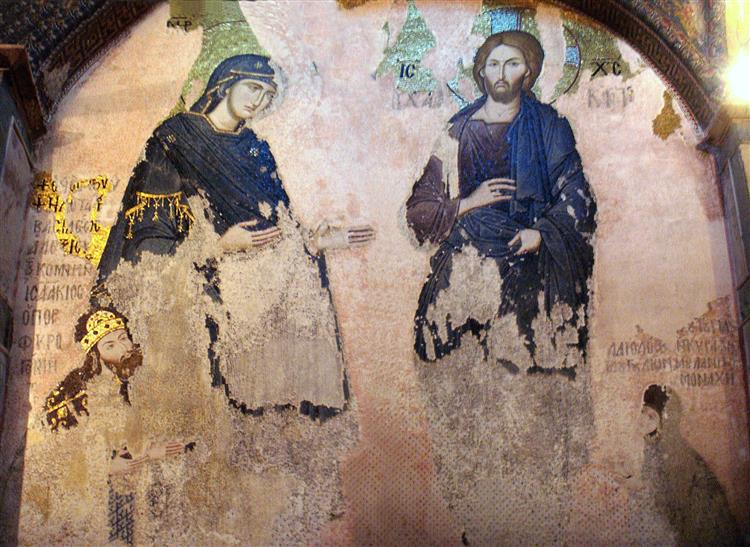 Deesis Mosaic, 1320 - Byzantine Mosaics