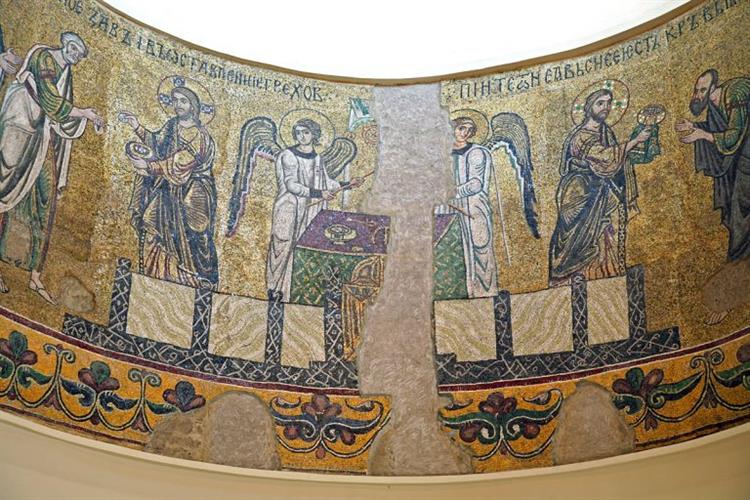 Eucharist Cycle, c.1113 - 拜占庭馬賽克藝術