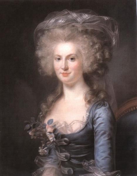 Portrait of Anne-Félicité Grésille, 1785 - Marie Gabrielle Capet