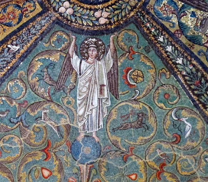 Mosaici Volta E Arcone, c.547 - 拜占庭馬賽克藝術