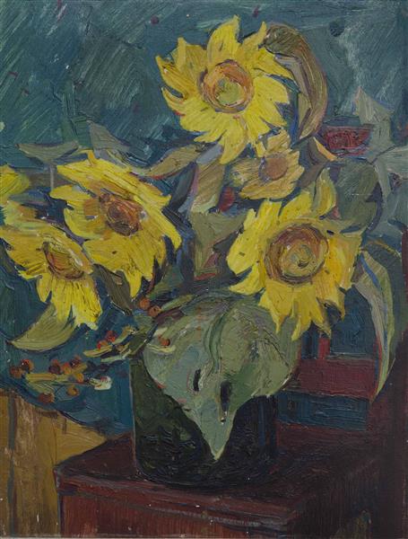 Sunflowers, 1978 - Mikhail Olennikov