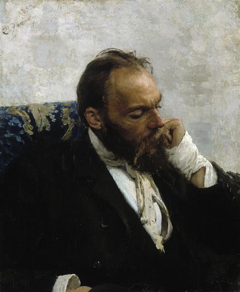 Portrait of Professor Ivanov, 1882 - 列賓