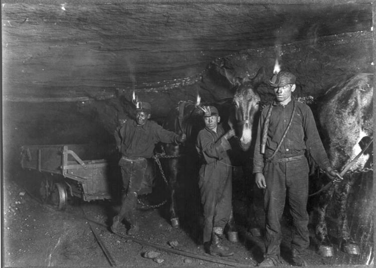 Child Coal Miners, 1908 - Льюис Хайн