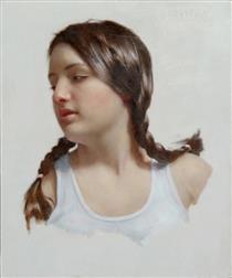 Young Woman Turning to Her Right - Graydon Parrish