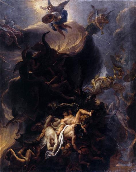 The Fall of the Rebel Angels - Charles Le Brun