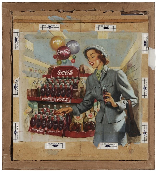 Coca-Cola Ad Illustration, 1949 - Haddon Sundblom