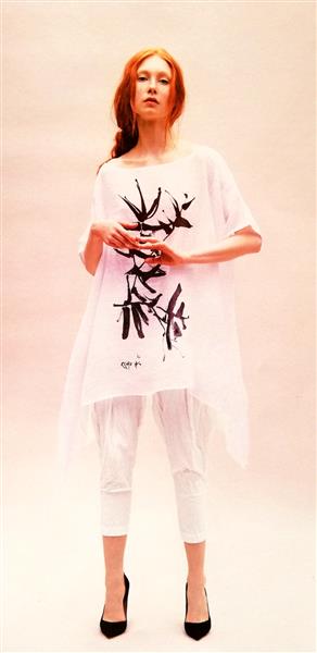 ATLANTA: Sumi/Shuimo turned into fashion design print (Igor Dobranić Summer 2017 Collection), 2016 - Alfred Freddy Krupa