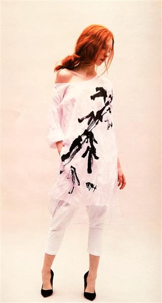 SHANGHAI: Sumi/Shuimo turned into fashion design print (Igor Dobranić Summer 2017 Collection), 2016 - Alfred Freddy Krupa