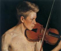 The Violinist - Pekka Halonen