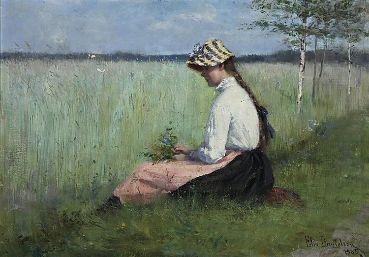 Girl in a Meadow - Элин Даниельсон-Гамбоджи