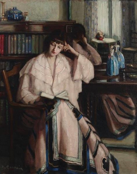 Woman Reading, 1910 - Agnes Goodsir
