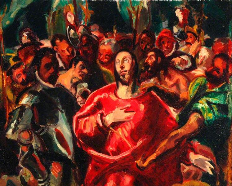 The Disrobing (Despoiling) of Christ (after El Greco), 1922 - Matthew Smith