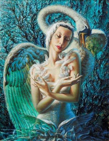 The Dying Swan.  Alicia Markova, 1949 - Vladimir Tretchikoff
