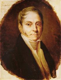 Retrato do pintor Jean-Baptiste Debret - Rodolfo Amoedo