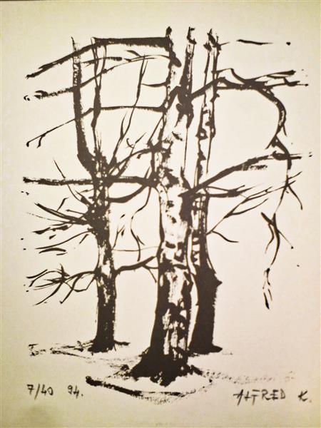 The birches, 1994 - Alfred Freddy Krupa