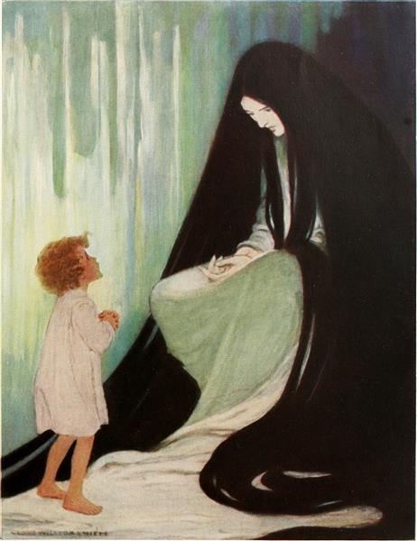 At the Back of the North Wind, 1919 - Jessie Willcox Smith - WikiArt.org