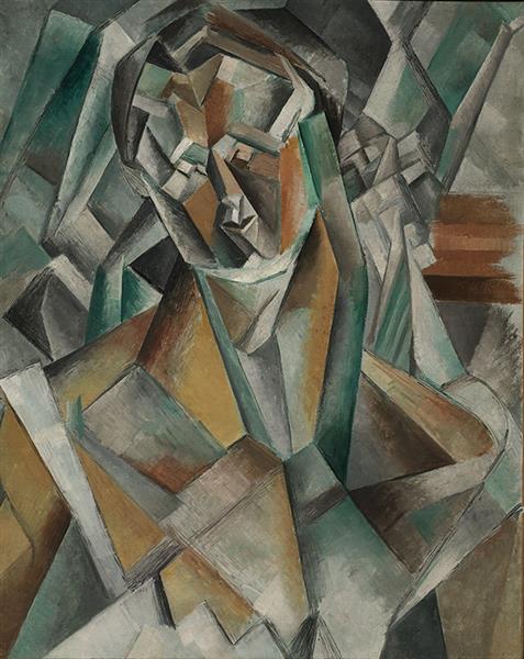 Femme Assise, 1909 - Pablo Picasso