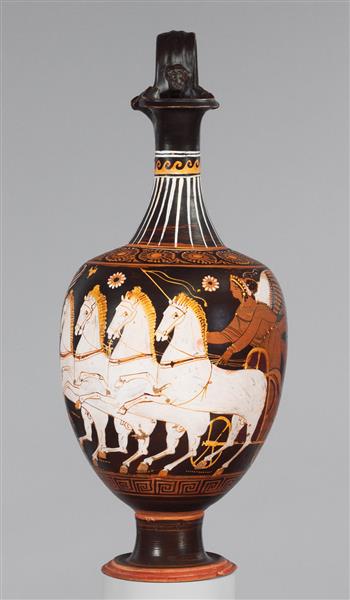 Terracotta Oinochoe (jug), c.300 AC - Cerâmica da Grécia Antiga