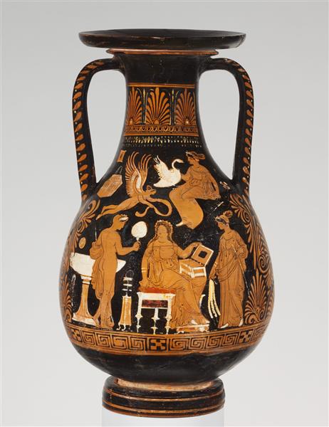 Terracotta Pelike (jar), c.310 AC - Cerâmica da Grécia Antiga