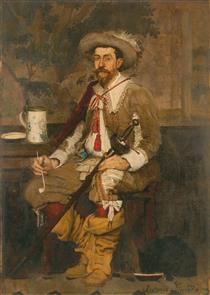 Robert Salis En Gentilhomme De L’époque Louis XIII - Antonio de La Gándara
