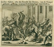 Martyrdom of Apostle James the Lesser, Jerusalem, AD 63 - Jan Luyken