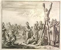 Crucifixion of Apostle Andrew, Patras in Achaia, AD 70 - Jan Luyken