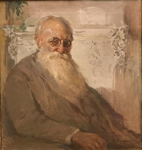 Portrait of Artist Ivan Mrkvička, 1929 - Dobri Dobrev