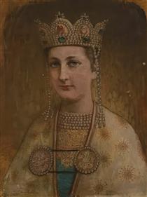 Portrait of Princess Evdokia - Ivan Mrkviсka