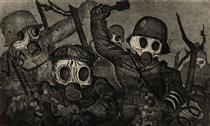 Stormtroops Advancing Under Gas - Otto Dix