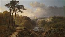 Derbyshire Landscape - Александр Хельвиг Вайент
