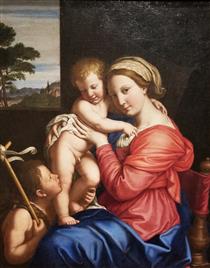 Madonna and Child - Джованні Батіста Сальві