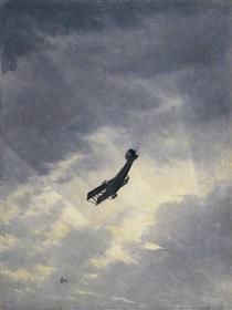 Swooping Down on a Hostile Plane - Christopher Nevinson