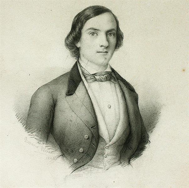 Portrait of Brother, Guillermo, 1840 - Rosario Weiss Zorrilla