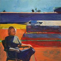 Woman on Porch - Ричард Дибенкорн