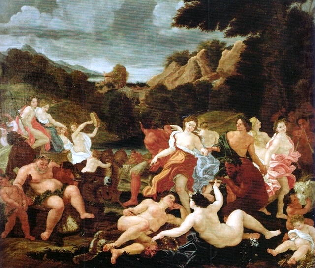 Triumph of Bacchus and Ariadne, c.1675 - Giovanni Battista Gaulli
