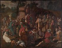 Moses and the Israelites After the Miracle of Water from the Rock - Lucas van Leyden