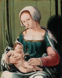Virgin and Child - 卢卡斯·范·莱顿