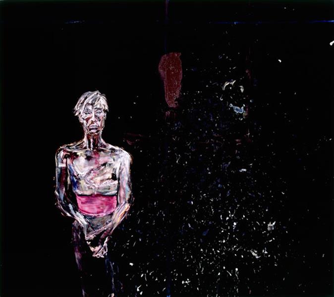 Portrait of Andy Warhol, 1982 - Julian Schnabel