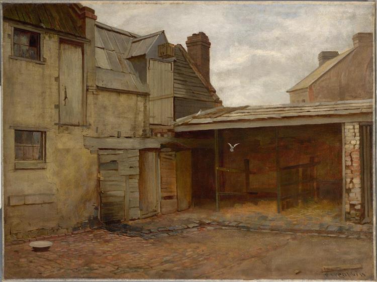 Old Stables, 1884 - Frederick McCubbin