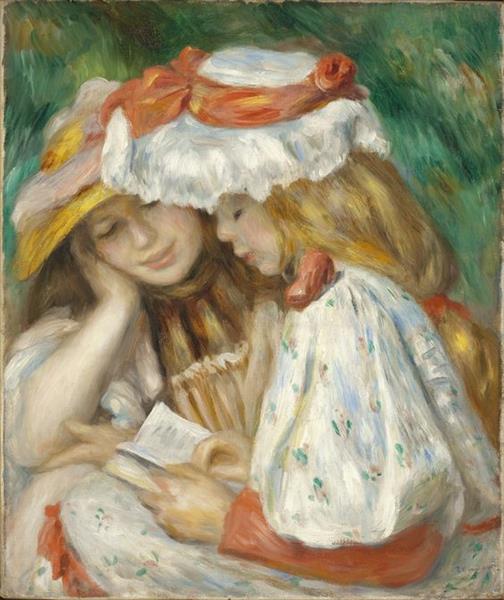 Two Girls Reading, 1891 - Pierre-Auguste Renoir