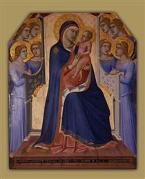 Madonna Col Bambino Fra Otto Angeli - Pietro Lorenzetti