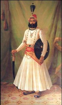 Maharaja Fateh Singh - Raya Ravi Varma