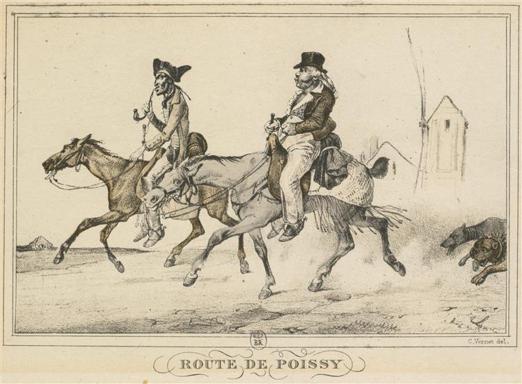 Route De Poissy - Carle Vernet