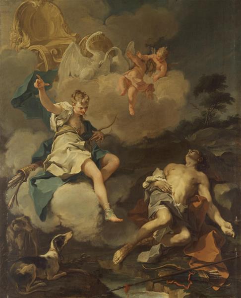 Diana and Endymion, 1723 - Giambattista Pittoni