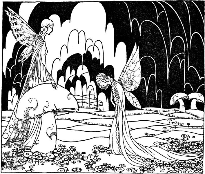 the Fairy Must Give Herself up to the Queen and Lose Her Power for Eight Days, 1920 - Virginia Frances Sterrett