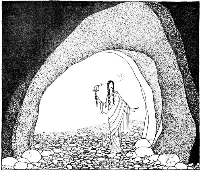 So She Peeped into the Entrance of the Cave, 1921 - Virginia Frances Sterrett